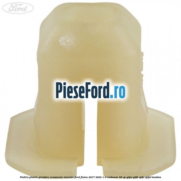 Piulita plastic prindere ornamente interior Ford Fiesta 2017-2023 1.0 EcoBoost 85 cp Q0JA, Q0JB, Q0JC, Q0JD benzina