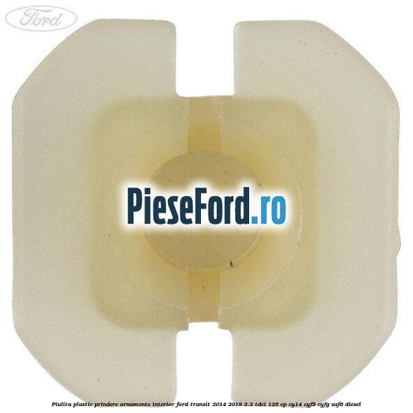 Piulita plastic prindere ornamente interior Ford Transit 2014-2018 2.2 TDCi 125 cp CY14, CYF5, CYFG, USF6 diesel