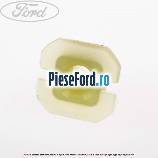 Piulita plastic prindere panou hayon Ford Transit 2006-2014 2.2 TDCi 125 cp CYFA, CYFB, CYFC, CYFD diesel