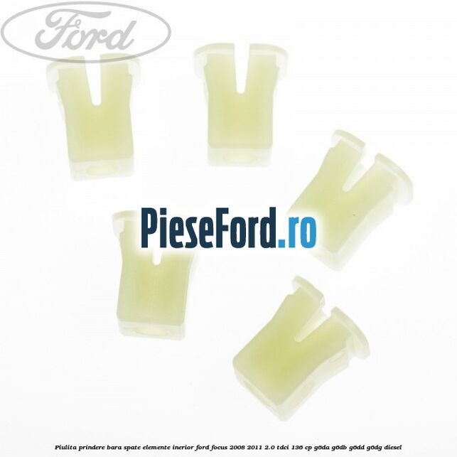 Piulita prindere bara spate, elemente inerior Ford Focus 2008-2011 2.0 TDCi 136 cp G6DA, G6DB, G6DD, G6DG diesel