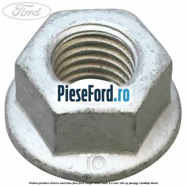 Piulita prindere bieleta antiruliu fata Ford Ranger 2016-2020 2.2 TDCi 160 cp GBVAJQJ, T22DD0P diesel