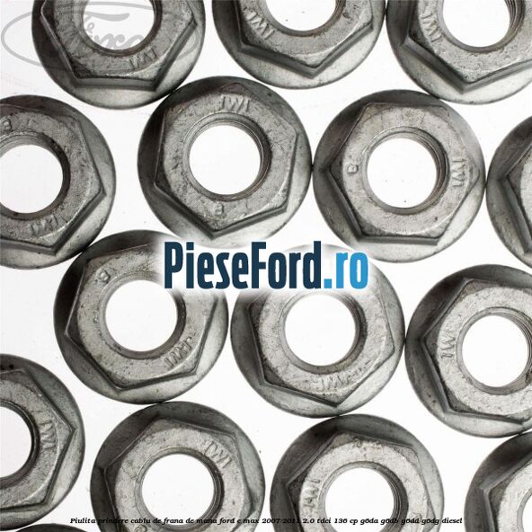 Piulita prindere cablu de frana de mana Ford C-Max 2007-2011 2.0 TDCi 136 cp G6DA, G6DB, G6DD, G6DG diesel