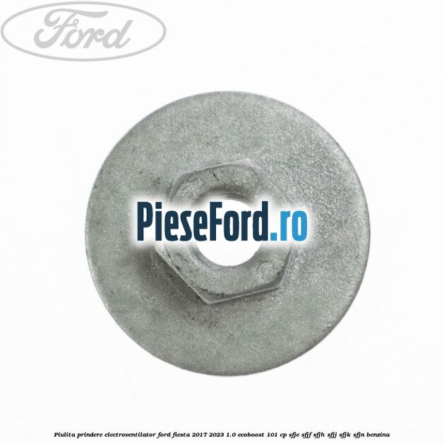 Piulita prindere electroventilator Ford Fiesta 2017-2023 1.0 EcoBoost 101 cp SFJE, SFJF, SFJH, SFJJ, SFJK, SFJN benzina