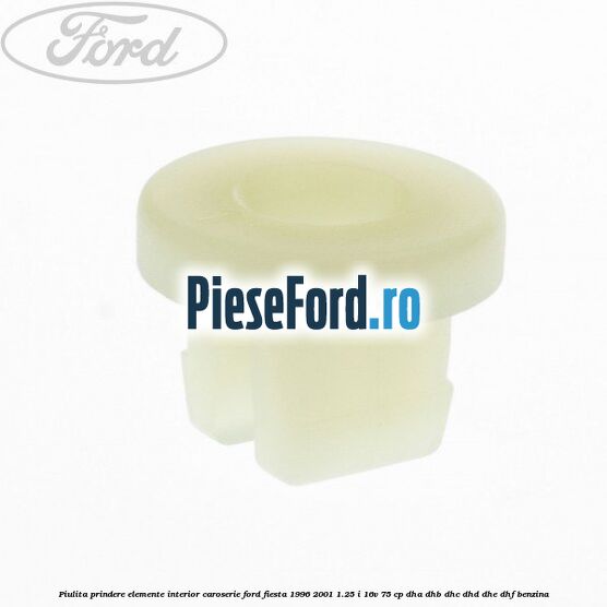 Piulita prindere elemente interior caroserie Ford Fiesta 1996-2001 1.25 i 16V 75 cp DHA, DHB, DHC, DHD, DHE, DHF benzina