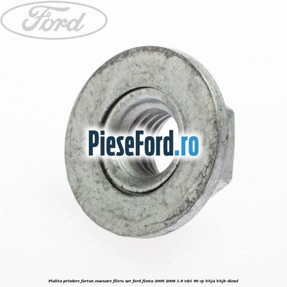 Piulita prindere furtun evacuare filtru aer Ford Fiesta 2005-2008 1.6 TDCi 90 cp HHJA, HHJB diesel