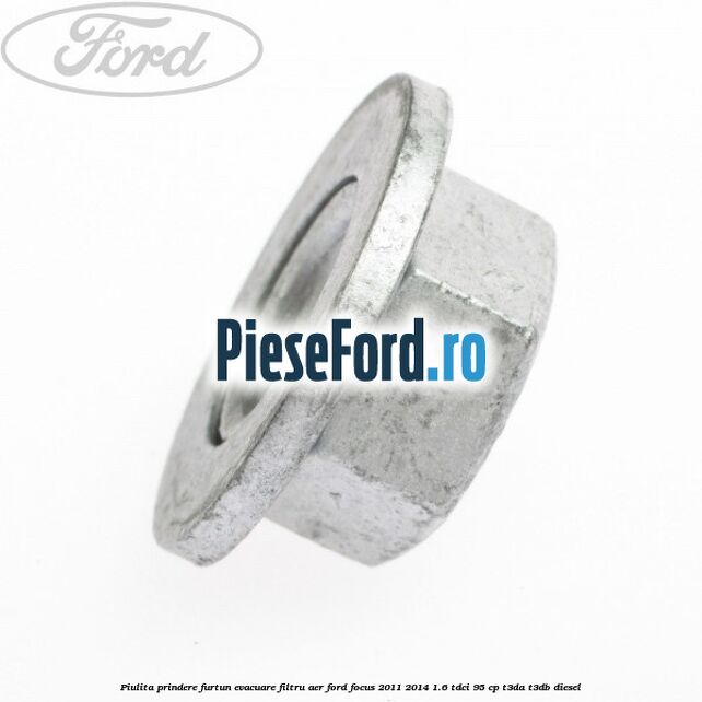 Piulita prindere furtun evacuare filtru aer Ford Focus 2011-2014 1.6 TDCi 95 cp T3DA, T3DB diesel