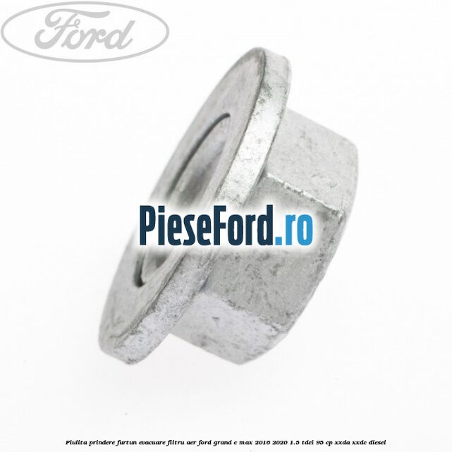 Piulita prindere furtun evacuare filtru aer Ford Grand C-Max 2016-2020 1.5 TDCi 95 cp XXDA, XXDC diesel