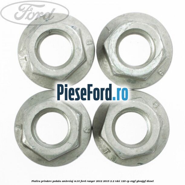 Piulita prindere pedala ambreiaj M10 Ford Ranger 2012-2015 2.2 TDCi 120 cp ENPF, GBVAJPF diesel