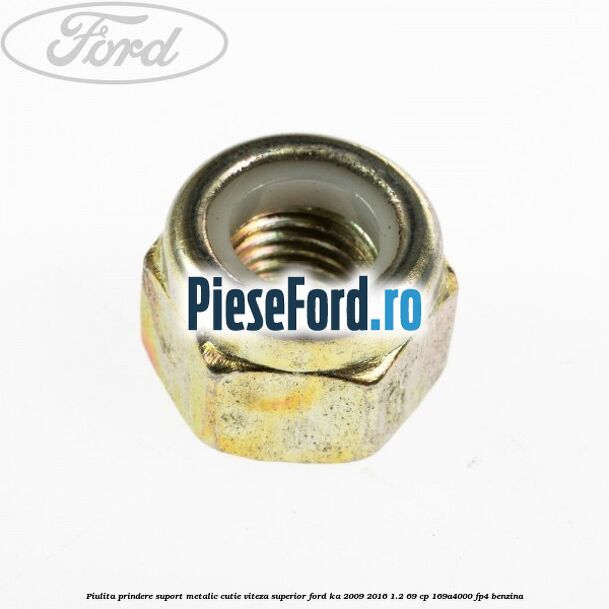 Piulita prindere suport metalic cutie viteza superior Ford Ka 2009-2016 1.2 69 cp 169A4000, FP4 benzina