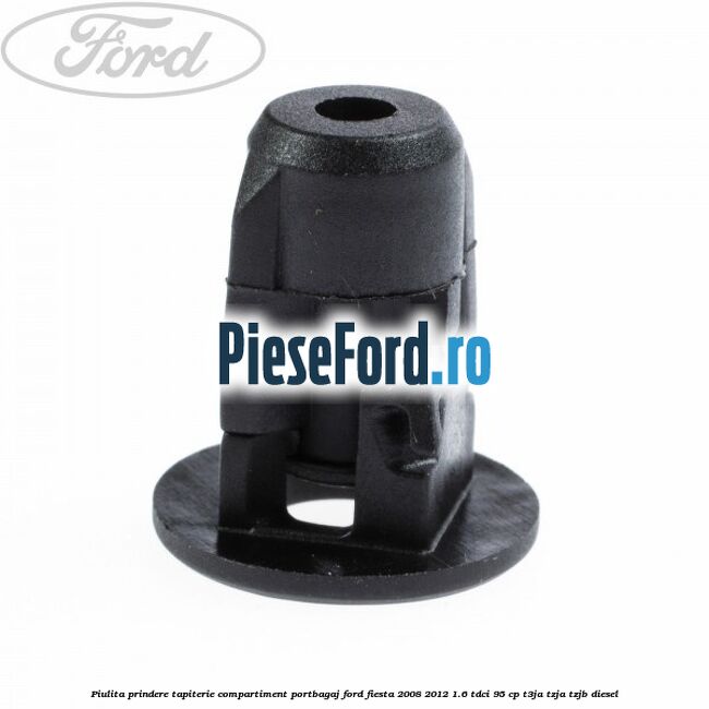 Piulita prindere tapiterie compartiment portbagaj Ford Fiesta 2008-2012 1.6 TDCi 95 cp T3JA, TZJA, TZJB diesel