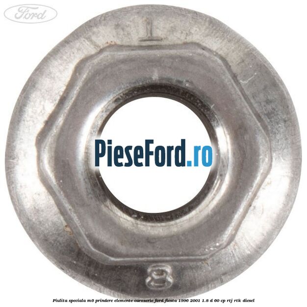 Piulita speciala M6 prindere elemente caroserie Ford Fiesta 1996-2001 1.8 D 60 cp RTJ, RTK diesel