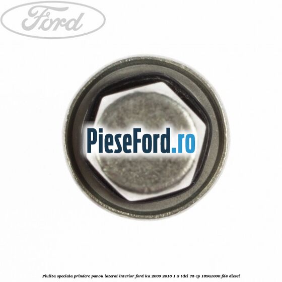 Piulita speciala prindere panou lateral interior Ford Ka 2009-2016 1.3 TDCi 75 cp 169A1000, FD4 diesel