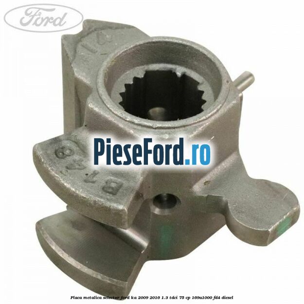 Placa metalica selector Ford Ka 2009-2016 1.3 TDCi 75 cp 169A1000, FD4 diesel