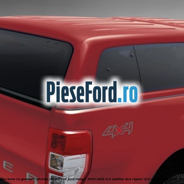 Plafon bena cu geamuri laterale Copper Red Ford Ranger 2019-2022 2.0 EcoBlue 4x4 Raptor 213 cp T20DD0J, YN2X diesel