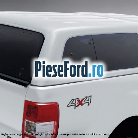 Plafon bena cu geamuri laterale Frozen White Ford Ranger 2016-2020 2.2 TDCi 4x4 160 cp GBVAJQJ, T22DD0P diesel