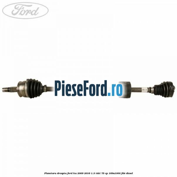 Planetara dreapta Ford Ka 2009-2016 1.3 TDCi 75 cp 169A1000, FD4 diesel