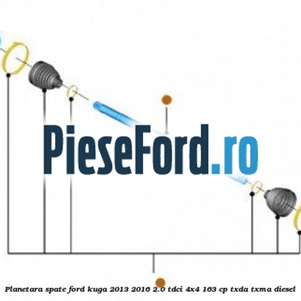 Planetara spate Ford Kuga 2013-2016 2.0 TDCi 4x4 163 cp Planetara spate Ford Kuga 2013-2016 2.0 TDCi 4x4 163 cp TXDA, TXMA diesel