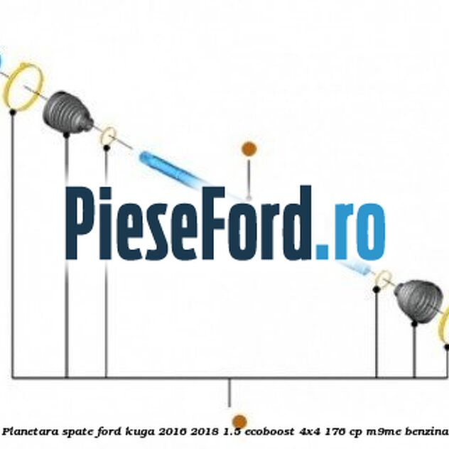 Planetara spate Ford Kuga 2016-2018 1.5 EcoBoost 4x4 176 cp M9ME benzina