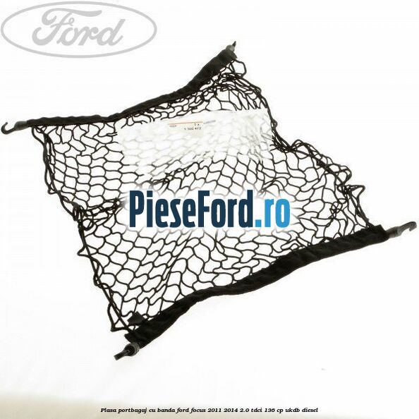 Plasa portbagaj cu banda Ford Focus 2011-2014 2.0 TDCi 136 cp UKDB diesel