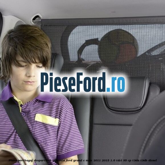 Plasa portbagaj despartitor glisanta Ford Grand C-Max 2011-2015 1.6 TDCi 95 cp T3DA, T3DB diesel
