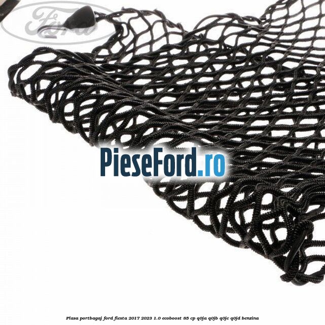 Plasa portbagaj Ford Fiesta 2017-2023 1.0 EcoBoost 85 cp Q0JA, Q0JB, Q0JC, Q0JD benzina