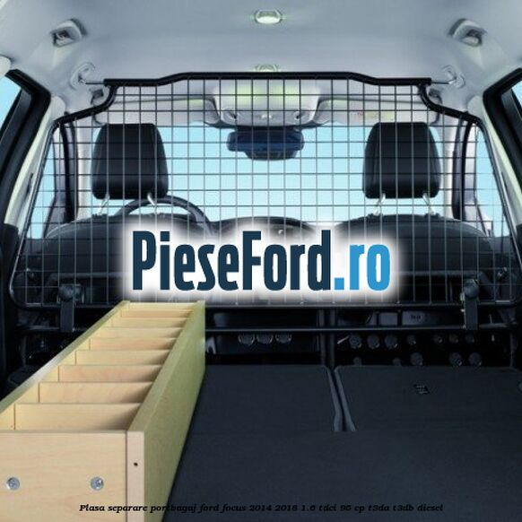 Plasa separare portbagaj Ford Focus 2014-2018 1.6 TDCi 95 cp T3DA, T3DB diesel