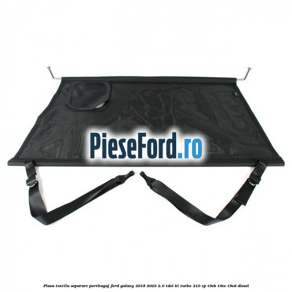 Plasa textila separare portbagaj Ford Galaxy 2015-2023 2.0 TDCi BI-Turbo 210 cp T9CB, T9CC, T9CD diesel