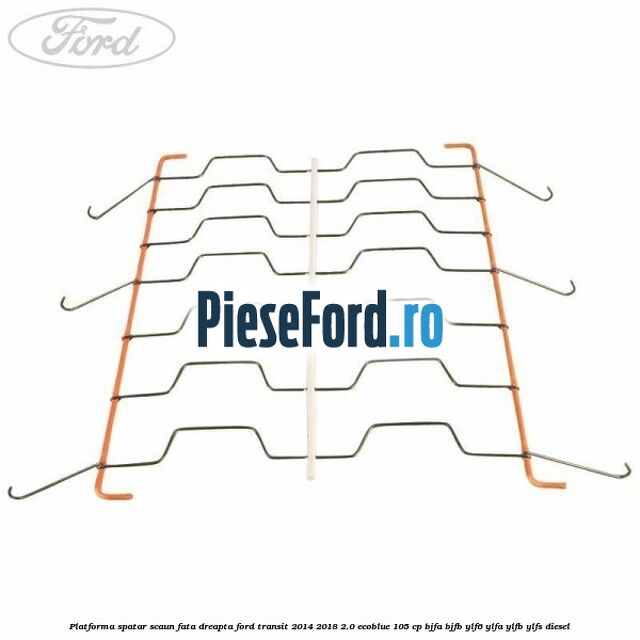 Platforma spatar scaun fata dreapta Ford Transit 2014-2018 2.0 EcoBlue 105 cp Platforma spatar scaun fata dreapta Ford Transit 2014-2018 2.0 EcoBlue 105 cp BJFA, BJFB, YLF6, YLFA, YLFB, YLFS diesel