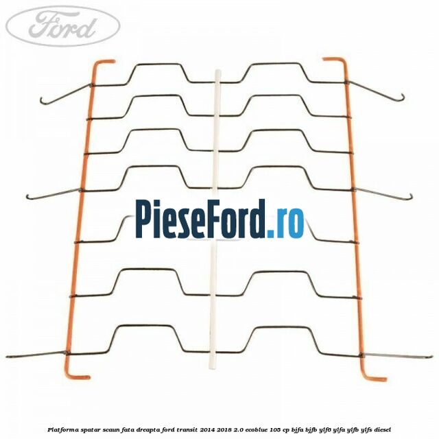 Platforma spatar scaun fata dreapta Ford Transit 2014-2018 2.0 EcoBlue 105 cp Platforma spatar scaun fata dreapta Ford Transit 2014-2018 2.0 EcoBlue 105 cp BJFA, BJFB, YLF6, YLFA, YLFB, YLFS diesel