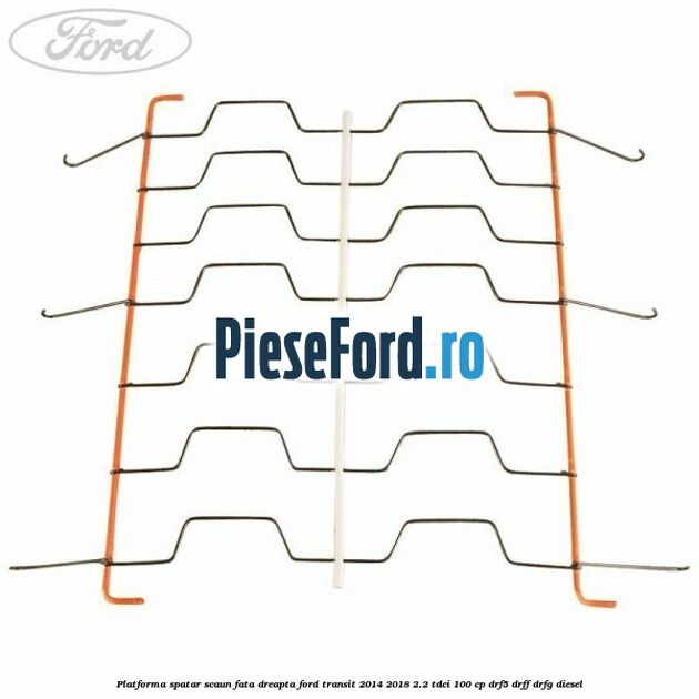 Platforma spatar scaun fata dreapta Ford Transit 2014-2018 2.2 TDCi 100 cp Platforma spatar scaun fata dreapta Ford Transit 2014-2018 2.2 TDCi 100 cp DRF5, DRFF, DRFG diesel