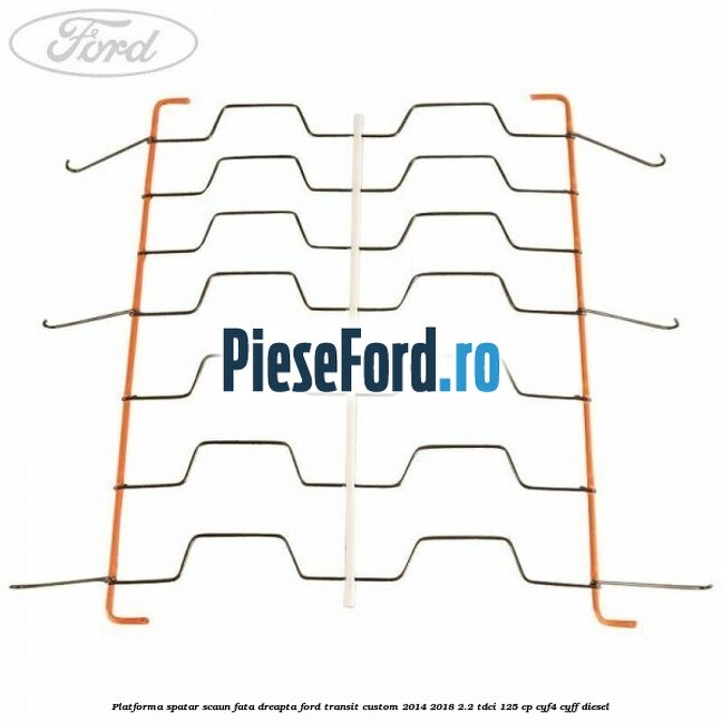 Platforma spatar scaun fata dreapta Ford Transit Custom 2014-2018 2.2 TDCi 125 cp CYF4, CYFF diesel