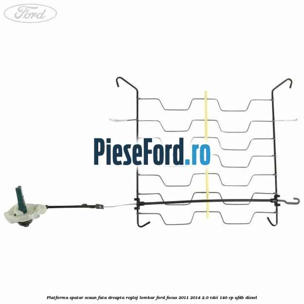 Platforma spatar scaun fata dreapta reglaj lombar Ford Focus 2011-2014 2.0 TDCi 140 cp Platforma spatar scaun fata dreapta reglaj lombar Ford Focus 2011-2014 2.0 TDCi 140 cp UFDB diesel
