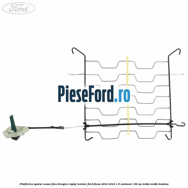 Platforma spatar scaun fata dreapta reglaj lombar Ford Focus 2014-2018 1.5 EcoBoost 150 cp M8DA, M8DB benzina