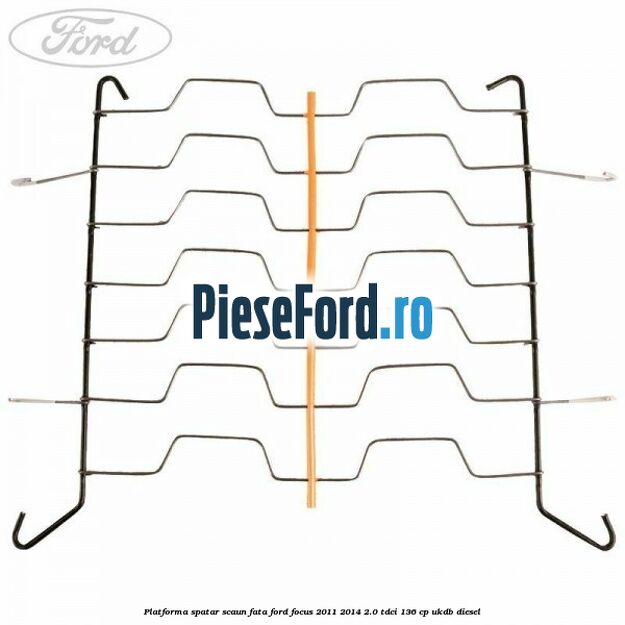 Platforma spatar scaun fata Ford Focus 2011-2014 2.0 TDCi 136 cp UKDB diesel