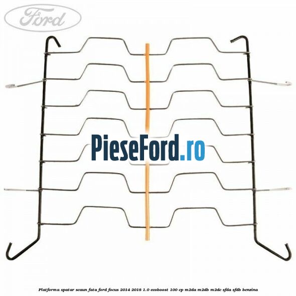 Platforma spatar scaun fata Ford Focus 2014-2018 1.0 EcoBoost 100 cp M2DA, M2DB, M2DC, SFDA, SFDB benzina