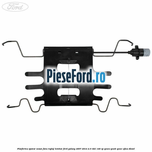 Platforma spatar scaun fata reglaj lombar Ford Galaxy 2007-2014 2.0 TDCi 140 cp QXWA, QXWB, QXWC, UFWA diesel