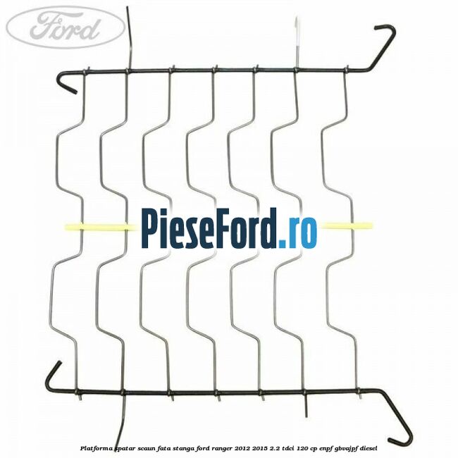 Platforma spatar scaun fata stanga Ford Ranger 2012-2015 2.2 TDCi 120 cp Platforma spatar scaun fata stanga Ford Ranger 2012-2015 2.2 TDCi 120 cp ENPF, GBVAJPF diesel