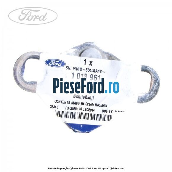 Platnic hayon Ford Fiesta 1996-2001 1.0 i 52 cp ZH10JRB benzina