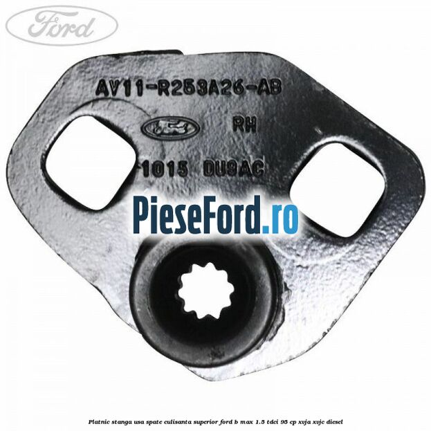 Platnic stanga usa spate culisanta superior Ford B-Max 1.5 TDCi 95 cp XVJA, XVJC diesel