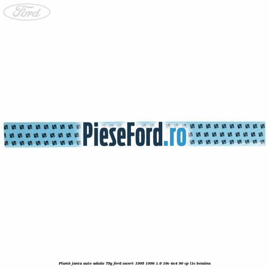 Plumb janta auto-adeziv, 75G Ford Escort 1995-1998 1.6 16V 4x4 90 cp L1E benzina