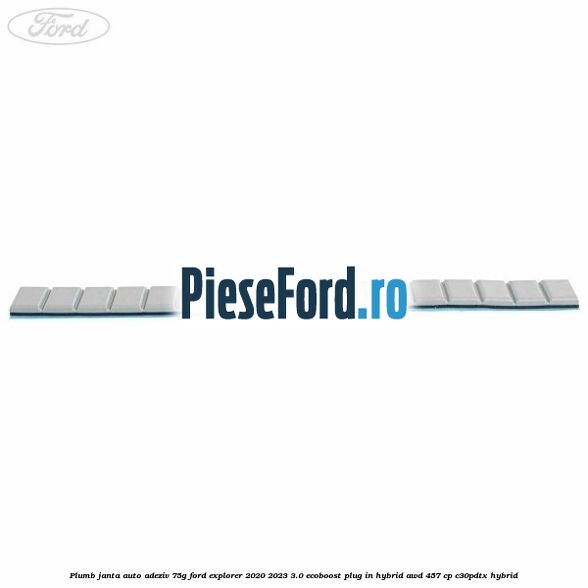 Plumb janta auto-adeziv, 75G Ford Explorer 2020-2023 3.0 EcoBoost Plug-in Hybrid AWD 457 cp C30PDTX hybrid