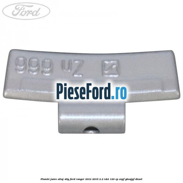 Plumbi jante aliaj, 45g Ford Ranger 2012-2015 2.2 TDCi 120 cp ENPF, GBVAJPF diesel