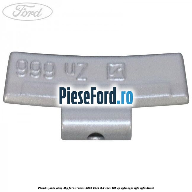 Plumbi jante aliaj, 45g Ford Transit 2006-2014 2.2 TDCi 125 cp CYFA, CYFB, CYFC, CYFD diesel