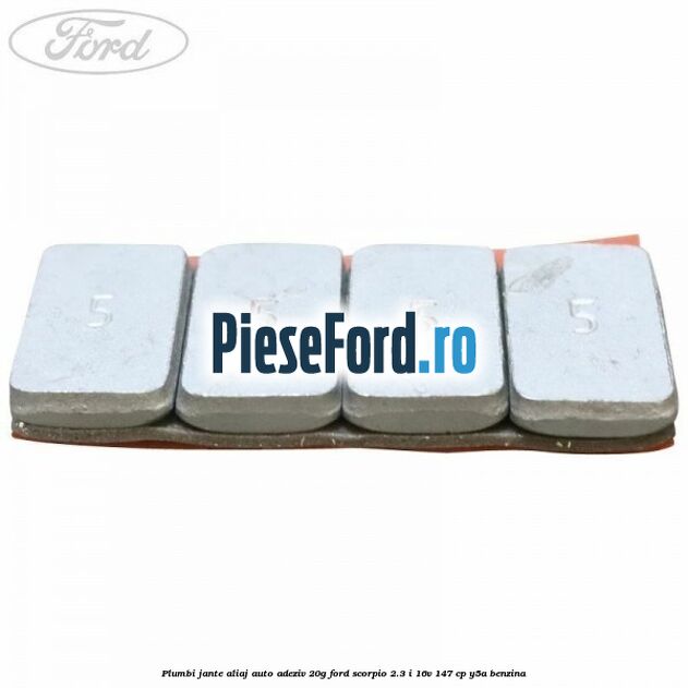 Plumbi jante aliaj auto-adeziv, 20g Ford Scorpio 2.3 i 16V 147 cp Y5A benzina