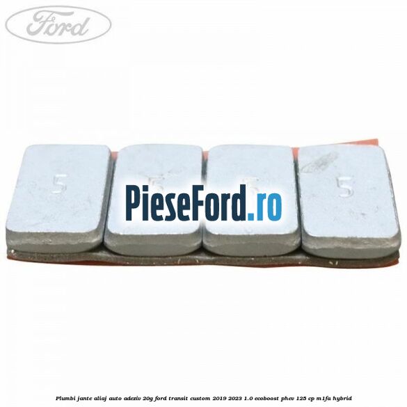 Plumbi jante aliaj auto-adeziv, 20g Ford Transit Custom 2019-2023 1.0 EcoBoost PHEV 125 cp M1FA Hybrid
