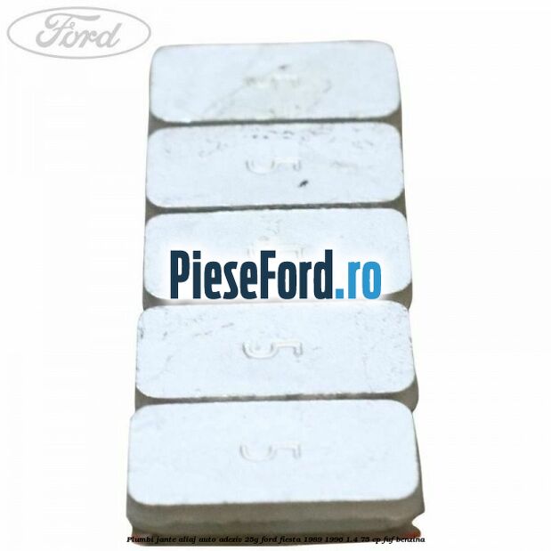 Plumbi jante aliaj auto-adeziv, 25g Ford Fiesta 1989-1996 1.4 75 cp FUF benzina