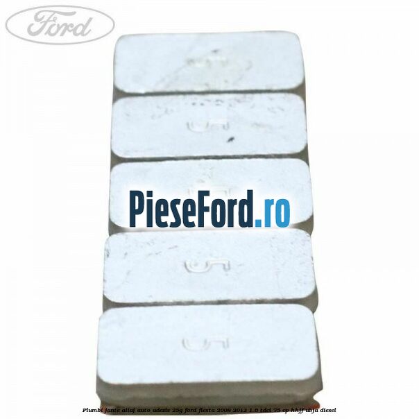 Plumbi jante aliaj auto-adeziv, 25g Ford Fiesta 2008-2012 1.6 TDCi 75 cp HHJF, UBJA diesel