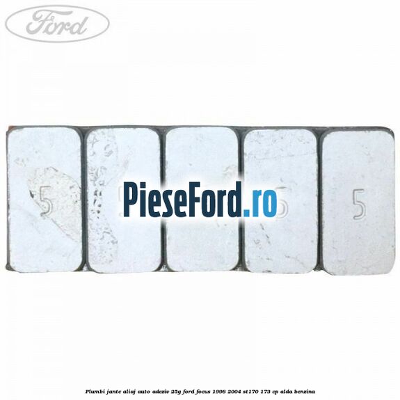 Plumbi jante aliaj auto-adeziv, 25g Ford Focus 1998-2004 ST170 173 cp ALDA benzina