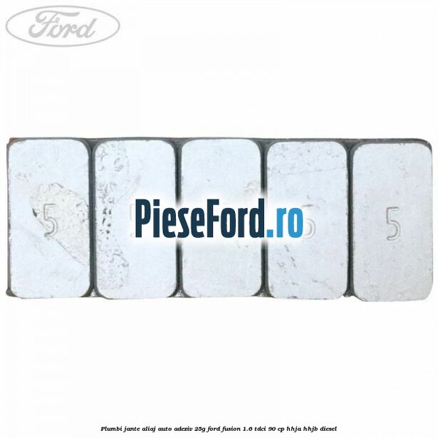 Plumbi jante aliaj auto-adeziv, 25g Ford Fusion 1.6 TDCi 90 cp HHJA, HHJB diesel