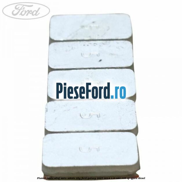 Plumbi jante aliaj auto-adeziv, 25g Ford Galaxy 2007-2014 1.8 TDCi 125 cp QYWA diesel